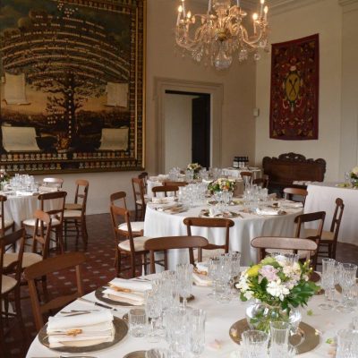 salone della villa 2 400x400 - Catering for Private events
